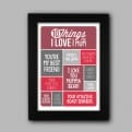 Thumbnail 2 - Personalised 10 Things I Love About My Mum Poster