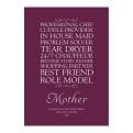 Thumbnail 3 - Personalised Typographic Mother Print
