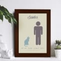 Thumbnail 1 - Pet By My Side Personalised Print
