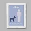Thumbnail 4 - Pet By My Side Personalised Print