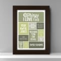Thumbnail 1 - Personalised 10 Things I Love About My Dad Poster