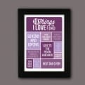Thumbnail 7 - Personalised 10 Things I Love About My Dad Poster