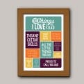 Thumbnail 9 - Personalised 10 Things I Love About My Dad Poster
