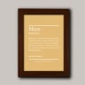 Thumbnail 7 - Personalised Mum Definition Poster