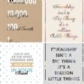 Thumbnail 7 - Personalised Friendship Prints - Sentimental Quotes