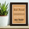 Thumbnail 1 - Personalised Funny Friendship Quote Poster