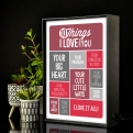 Thumbnail 1 - Personalised 10 Things I Love About You Light Box