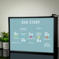 Thumbnail 1 - Personalised Light Box - Our Story Timeline