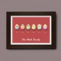 Thumbnail 5 - Personalised Egg Family Poster