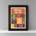 Thumbnail 1 - 10 Things I Love About You Personalised Couples Print