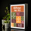 Thumbnail 1 - 10 Things I Love Personalised Light Box With Names