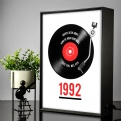 Thumbnail 1 - Personalised 30th Birthday Retro Record Light Box
