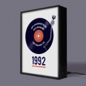 Thumbnail 3 - Personalised 30th Birthday Retro Record Light Box