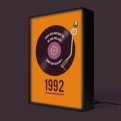 Thumbnail 4 - Personalised 30th Birthday Retro Record Light Box