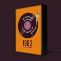 Thumbnail 6 - Personalised 40th Birthday Retro Record Light Box