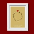 Thumbnail 5 - Personalised Circle of Love Couple Print