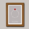 Thumbnail 7 - Personalised Circle of Love Couple Print