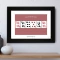 Thumbnail 1 - Personalised 50th Playing Card Poster