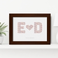 Thumbnail 1 - Personalised Couples Letter Poster