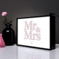Thumbnail 1 - Personalised Mr and Mrs Lightbox