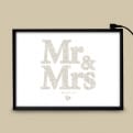 Thumbnail 3 - Personalised Mr and Mrs Lightbox