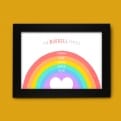 Thumbnail 3 - Personalised Rainbow Family Print