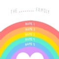 Thumbnail 8 - Personalised Rainbow Family Print
