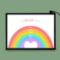 Thumbnail 3 - Personalised Rainbow Family Light Box