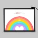 Thumbnail 4 - Personalised Rainbow Family Light Box