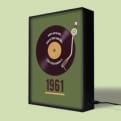 Thumbnail 2 - Personalised Retro Record Year Light Box