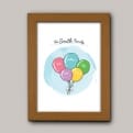 Thumbnail 5 - Personalised Balloons Family Print