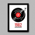 Thumbnail 2 - Personalised 40th Birthday Retro Record Print