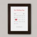 Thumbnail 9 - Personalised Our Wedding Date Prints