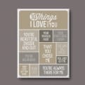 Thumbnail 8 - Personalised 10 Things I Love About You Canvas