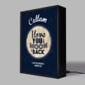 Thumbnail 2 - Love You to the Moon and Back Personalised Light Box