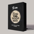 Thumbnail 4 - Love You to the Moon and Back Personalised Light Box