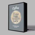 Thumbnail 6 - Love You to the Moon and Back Personalised Light Box