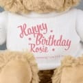 Thumbnail 2 - Personalised Happy Birthday Teddy Bear