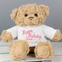 Thumbnail 5 - Personalised Happy Birthday Teddy Bear
