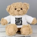 Thumbnail 1 - Teddy Says Relax Teddy Bear