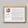 Thumbnail 6 - Modern Personalised Surname History and Coat of Arms Prints