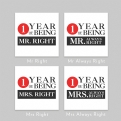 Thumbnail 5 - Set of Two 1 Year of Being Right Mr and Mrs Mugs