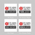Thumbnail 5 - Set of Two 5 Years of Being Right Mr and Mrs Mugs