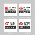 Thumbnail 5 - Set of Two 25 Years of Being Right Mr and Mrs Mugs