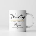 Thumbnail 4 - Personalised Classy 30th Birthday Mug