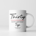 Thumbnail 5 - Personalised Classy 30th Birthday Mug