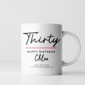 Thumbnail 7 - Personalised Classy 30th Birthday Mug