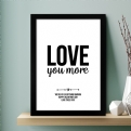 Thumbnail 1 - Personalised Love You More Print