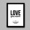 Thumbnail 9 - Personalised Love You More Print