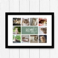 Thumbnail 1 - Personalised Cat Photo Collage Print